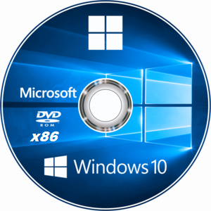 Windows 10 Consumer Edition Versiyon 22H2 (x86) - DVD (Türkçe) MSDN | Herkese Açık cover png