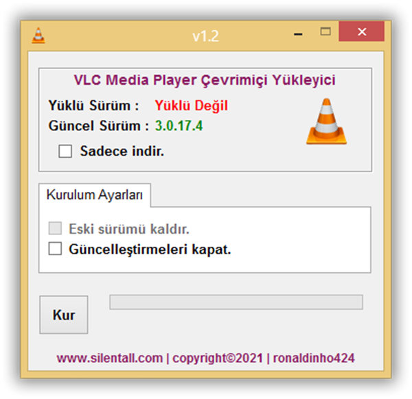 VLC Media Player Çevrimiçi Yükleyici v1.2 | VIP